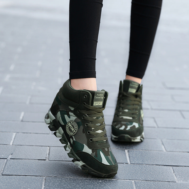 Casual Camouflage Increased Sneakers
